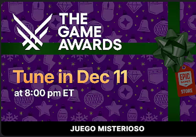 'The Game Awards 2025' en la Epic Games Store